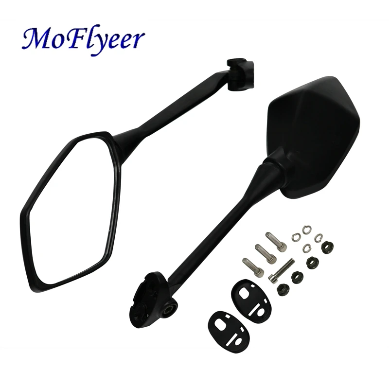 MoFlyeer Racing Motorcycle Aluminium Rearview Mirrors For Honda Yamaha HYOSUNG Suzuki Kawasaki Side Mirror | Автомобили и