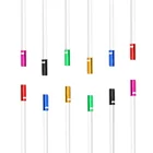 Наконечник тормозного троса для горного велосипеда GUB, алюминиевый колпачок на трос переключателя передач, 4 мм, 5 мм, 10 шт.