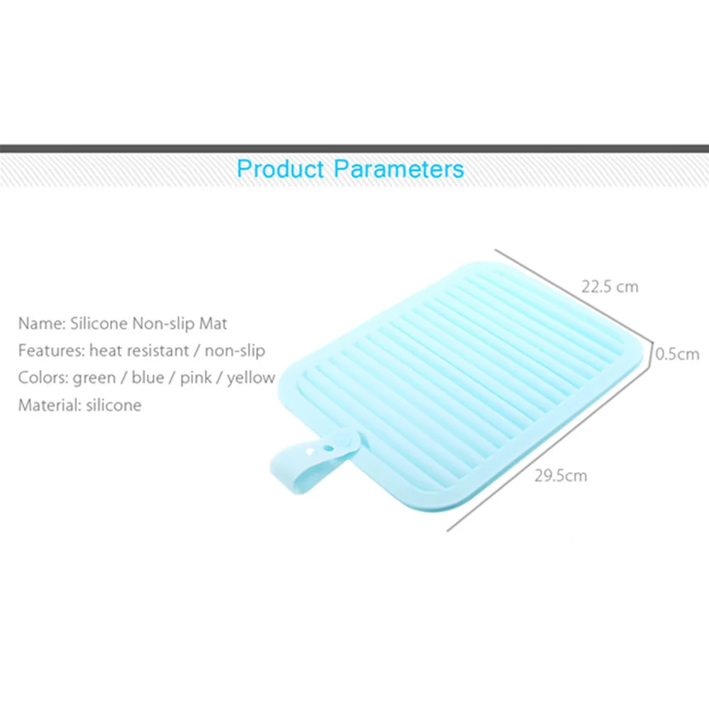 Multipurpose Silicone Foldable Non-slip Heat Resistant Waterproof Mat Desktop Decorations Accessories for Kitchen Placemat | Дом и сад