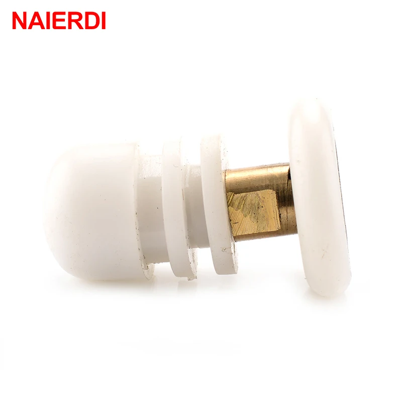 Латунные колеса для душа NAIERDI сменные дверей ролики резиновые душевых кабин