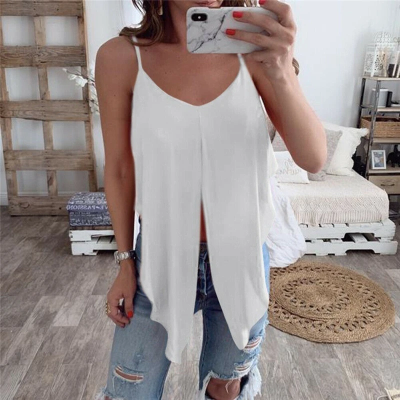 Сексуальная Женская летняя футболка топы сексуальный v-образный вырез базовая