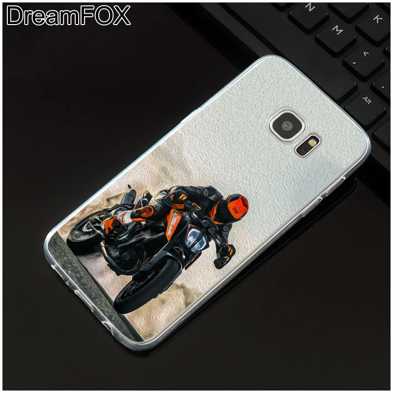 DREAMFOX M194 крутой мотоцикл Мягкий ТПУ силиконовый чехол для Samsung Galaxy S5 S6 S7 S8 S9 S10 5G S10E