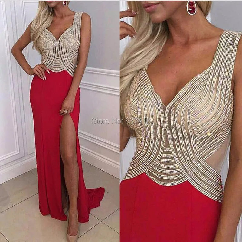 Марокканский кафтан длинное красное вечернее платье Русалка для выпускного