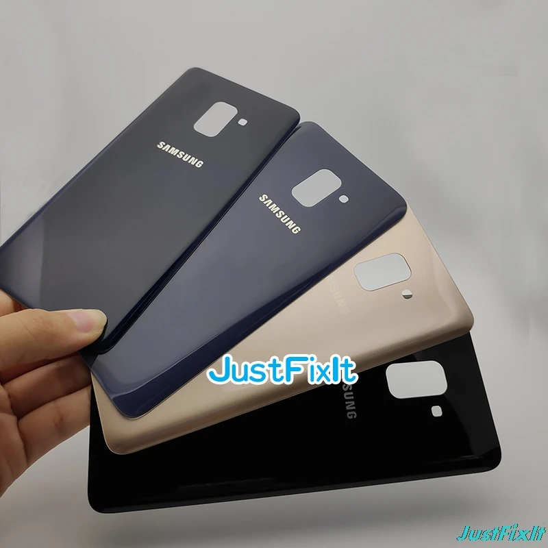 Для SAMSUNG Galaxy A8 + plus A730F A730 A730FD задняя крышка для батареи стекла Корпус чехол Замена