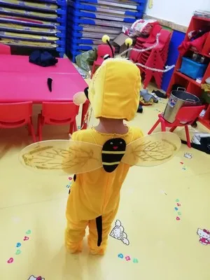 4 шт./комплект Детский костюм пчелы с крыльями|Праздничные костюмы| |