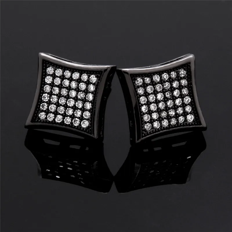 Серьги гвоздики Mainlead в стиле хип хоп для женщин и мужчин Геометрические