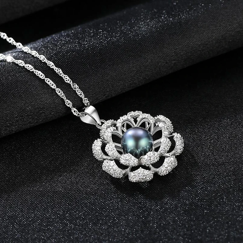 

[MeiBaPJ] настоящий пресноводный жемчуг, простое индивидуальное женское ожерелье из серебра 925 пробы, Изящные Ювелирные изделия для женщин