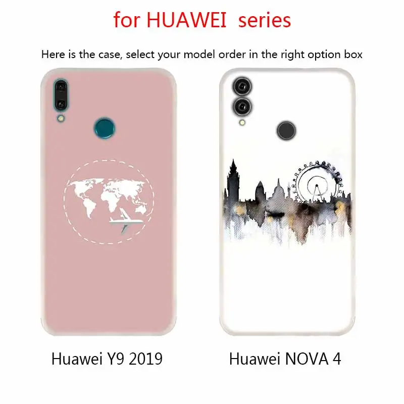 Мягкие силиконовые чехлы для Huawei Mate 10 Lite 20 Pro 20X S Y5 2017 Y9 2018 2019 NOVA 3 3i 4 с картой