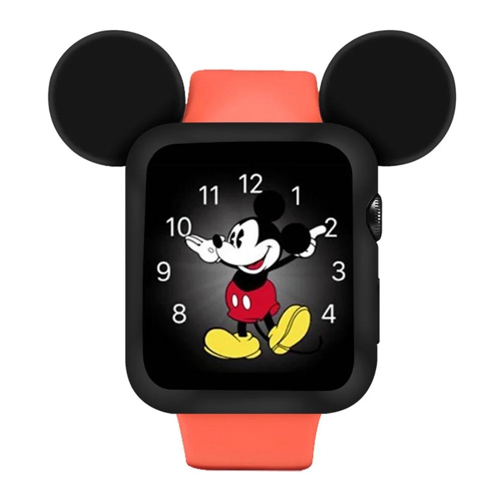 Защитный чехол для Apple watch 44 мм 42 40 38 милый мультяшный correa iwatch series 4 3 2 1 band|Ремешки