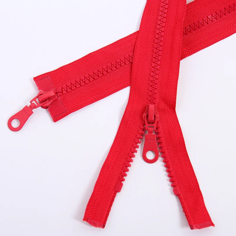 Аксессуары для шитья #5 двойная молния из смолы одежды пальто 70 см двухсторонняя