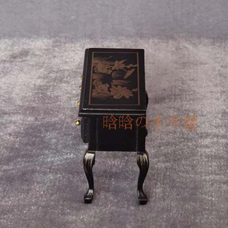 Гостиная Ретро журнальный столик черный стол ностальгия окрашенные украшения