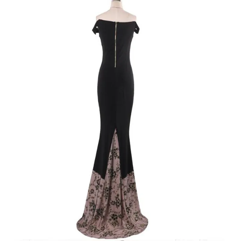 European and American Dresses With Breast-wrapped Shoulder-bared Fashionable Sexy Buttocks Tail | Женская одежда