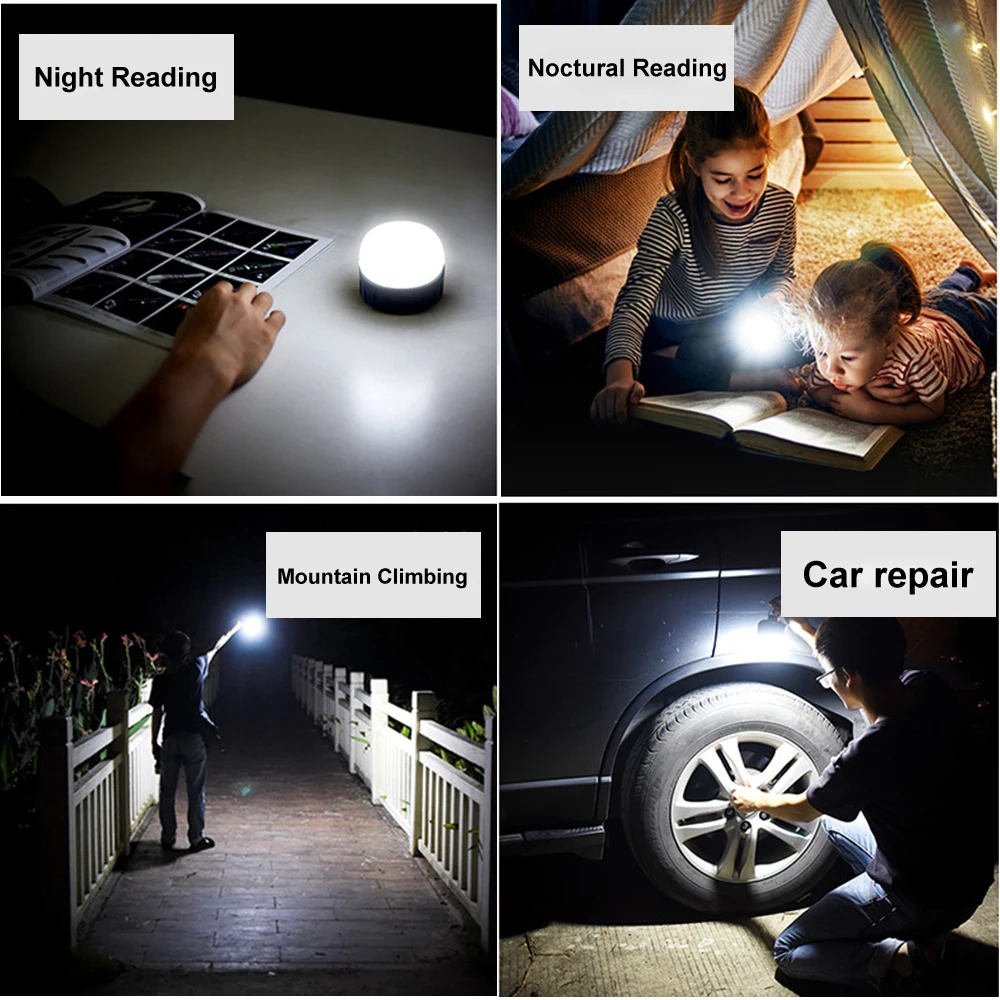 Портативный Ультра-яркий 60leds 350LM Перезаряжаемые беспроводной работы свет гараж контроль лампы факел с вешалкой-крючком