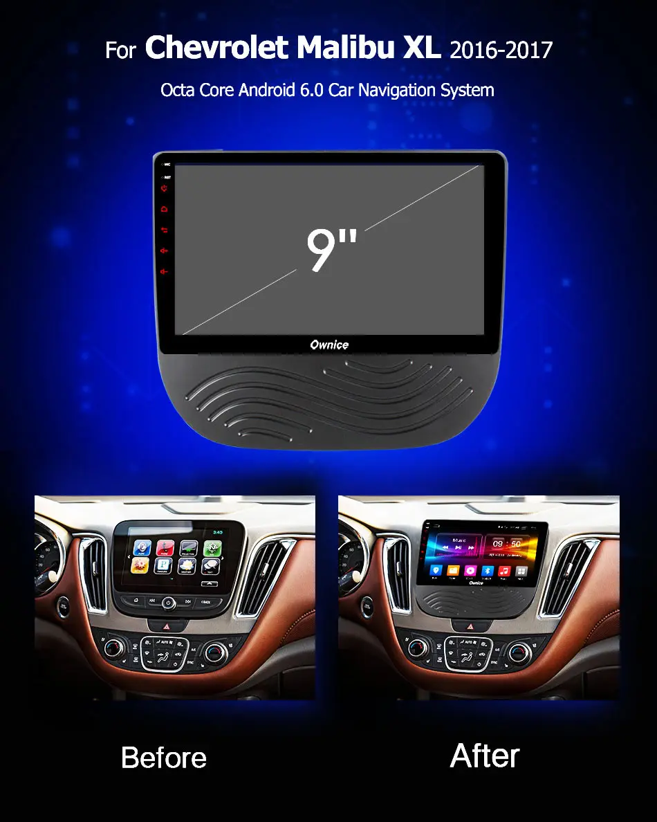 Ownice C500 + G10 android 8 1 Core 2 г Оперативная память 32G Встроенная Автомобильный DVD Радио для