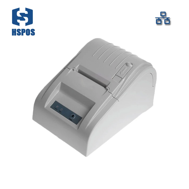 RJ45 POS термопринтер 58 мм 589TL порт LAN законопроект печатная машина для супермаркет