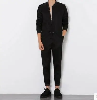 2017 новая мужская одежда модные мужские повседневные Рабочие Комбинезоны Штаны