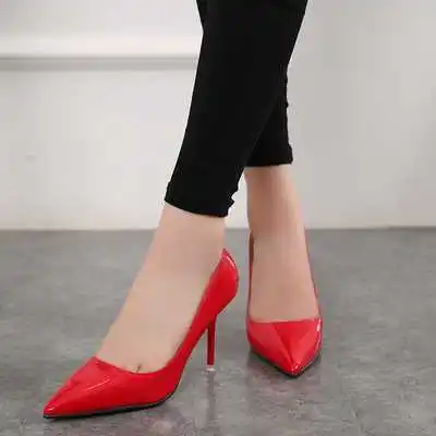 Высокое Качество Натуральная Кожа Туфли На Каблуках для Женщин 2017 Новый бренд