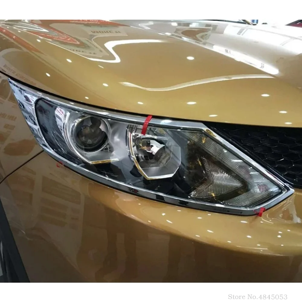 Для Nissan Qashqai J11 2016 2017 2018 2019 ABS хромированный передний светильник декоративная