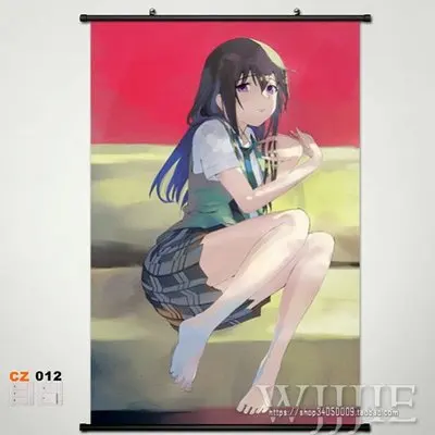 Домашний декор аниме плакат стена прокрутка цитрусовых Japanese60x80cm|Рисование и
