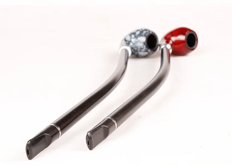 Трубка для табака с сухими листьями металлическая акриловая курительная трубка