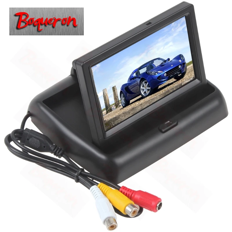 Автомобильный монитор 4 3 &quotTFT LCD с видеовходом 2Ch водонепроницаемая камера