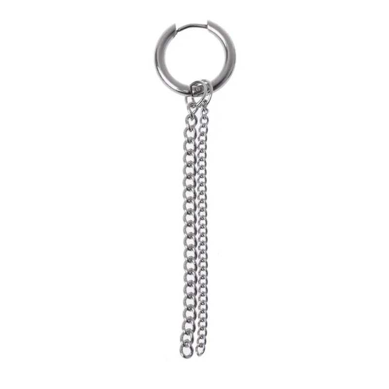 

Korean Jewelry Earrings V Long Men Bangtan Boys Hoop Chain Drop Earrings Ear Ornament Accessory