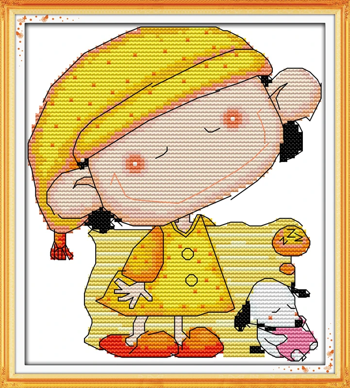 

Kids dream cross stitch kit 14ct 11ct count print canvas stitches embroidery DIY handmade needlework plus