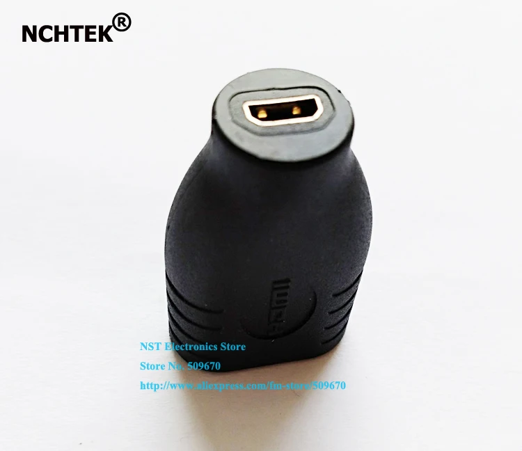 NCHTEK высококачественный разъем micro HDMI D type Female для 1 4 A адаптер переходник
