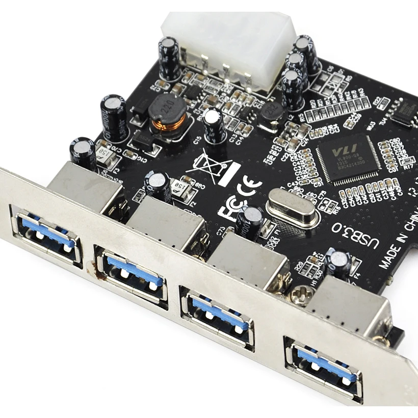 CAA FAST USB 3 0 PCI E PCIE 4 Порта Express Expansion Card Adapter|pcie usb 3.0|pcie adapterusb 3.0 pcie |