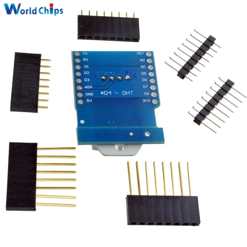 DHT22 AM2302 для Wemos D1 Мини-щит цифровой модуль платы датчика температуры и влажности |