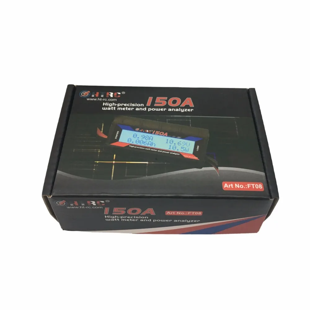 Высокоточный 150A RC Ваттметр и анализатор мощности HTRC FT08|rc watt meter|rc wattrc meter |