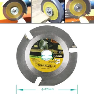 1 шт. 125 мм лезвие для циркулярной пилы, угловая шлифовальная машина, резак, деревообрабатывающий режущий электроинструмент, аксессуары