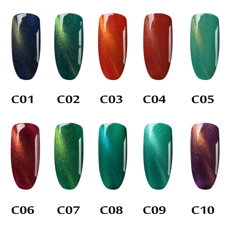 Gelfavor 3D эффект магнит палка для Cat Eye гель лак ногтей 9 моделей волшебный Stick