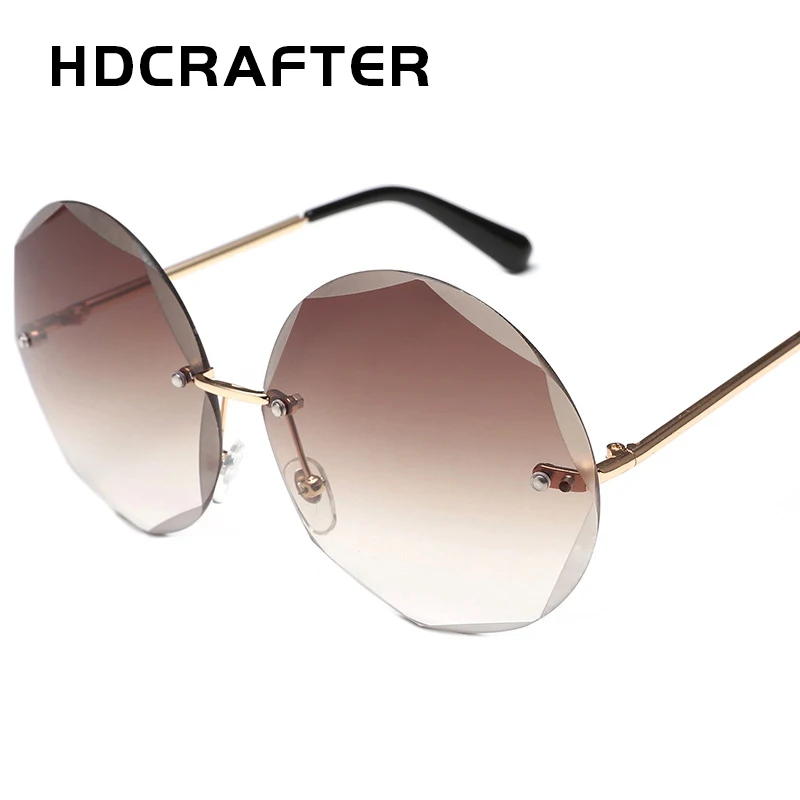 HDCRAFTER оправы солнцезащитных очков Для женщин Винтаж Круглые Солнцезащитные очки