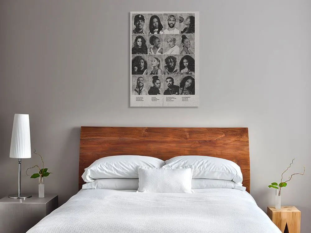 Хип хоп рэпер певец коллажи настенные художественные холсты для подростков