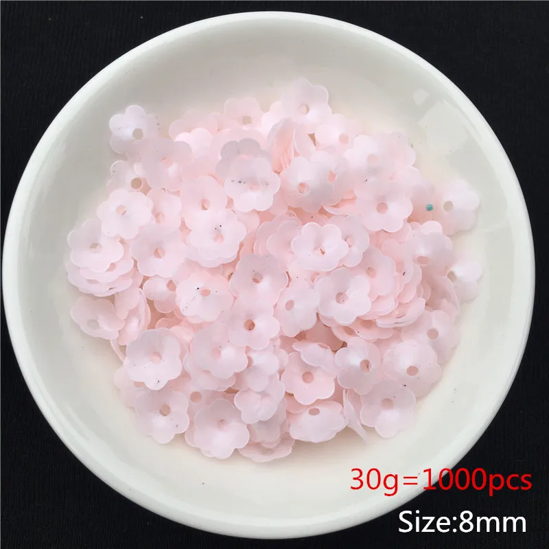 6mm Cup Plum Прозрачный матовый розовый 30 г/лот смешанные формы ПВХ свободная тесьма с пайетками для шитья свадьбы ремесло, Дети DIY Аксессуары для женской одежды - Цвет: 6mm Cup Plum