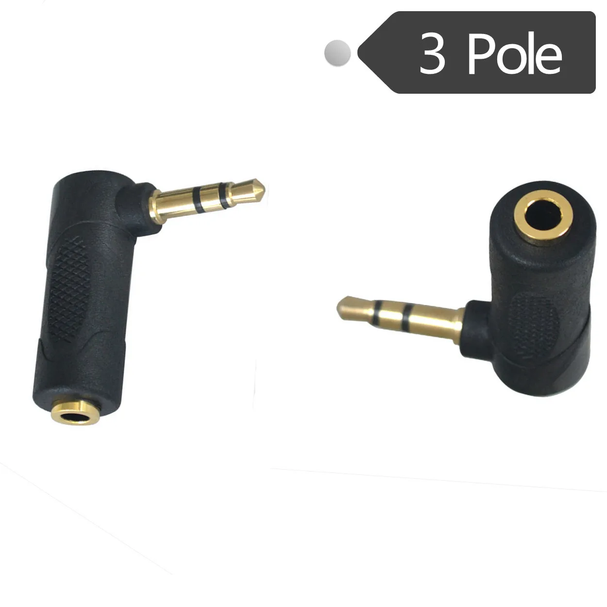 Stereo 3.5mm 1/8 '' Male to 90 Right Angle Female Plug Headphone Adapter | Компьютеры и офис