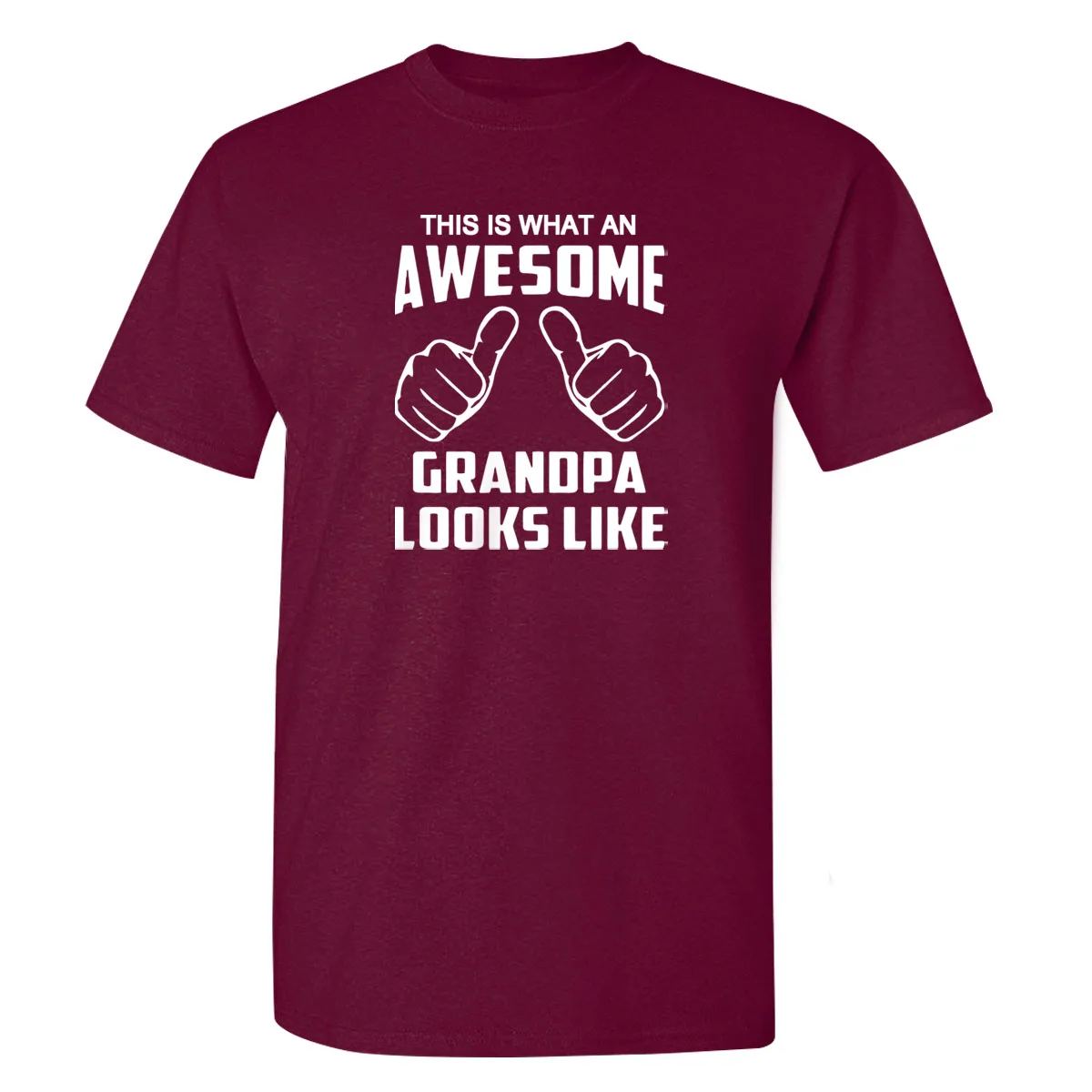 purple 5 Г. Модные летние брендовые футболки с забавным принтом «This Is What A Awesome Grandpa Looks Like» Лидер продаж, мужские футболки - Цвет: purple 5