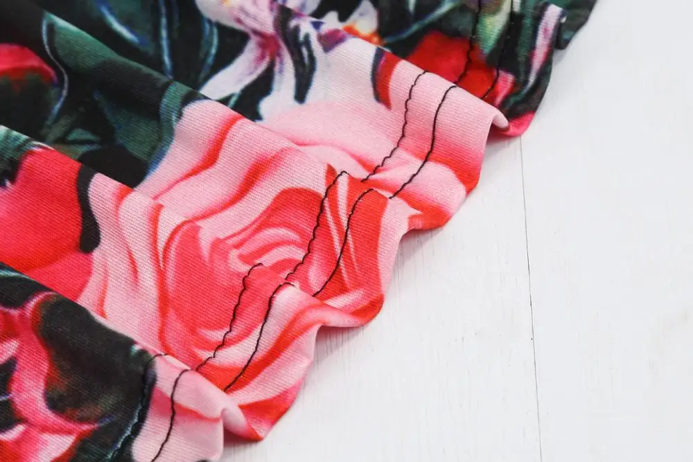 

Fashion Women Robe Summer 2019 Short Sleeve Printed Hollow Out Bandage Dress Big Swing Elegant Women Party Dress Long Boho Dress