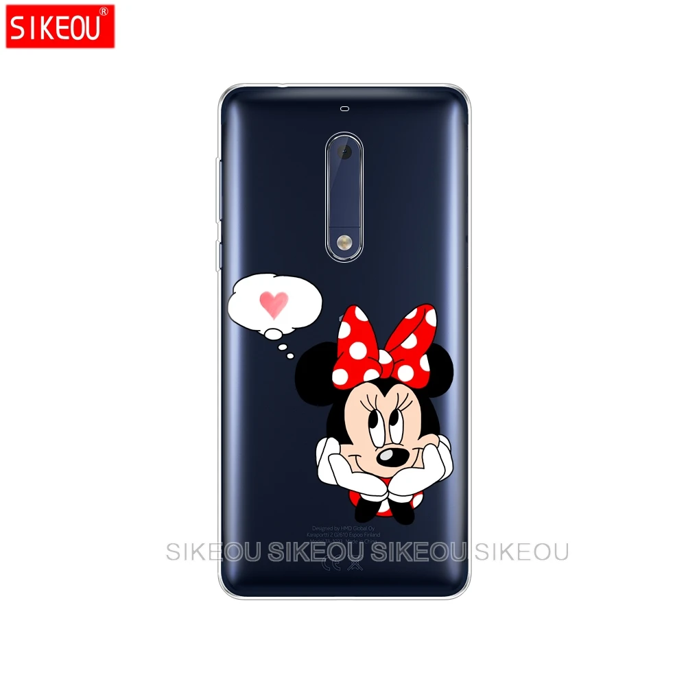 Силиконовый чехол для Nokia 5 3 6 7 8 9 2017 nokia 2018 1 2 мягкий телефона из ТПУ защитный