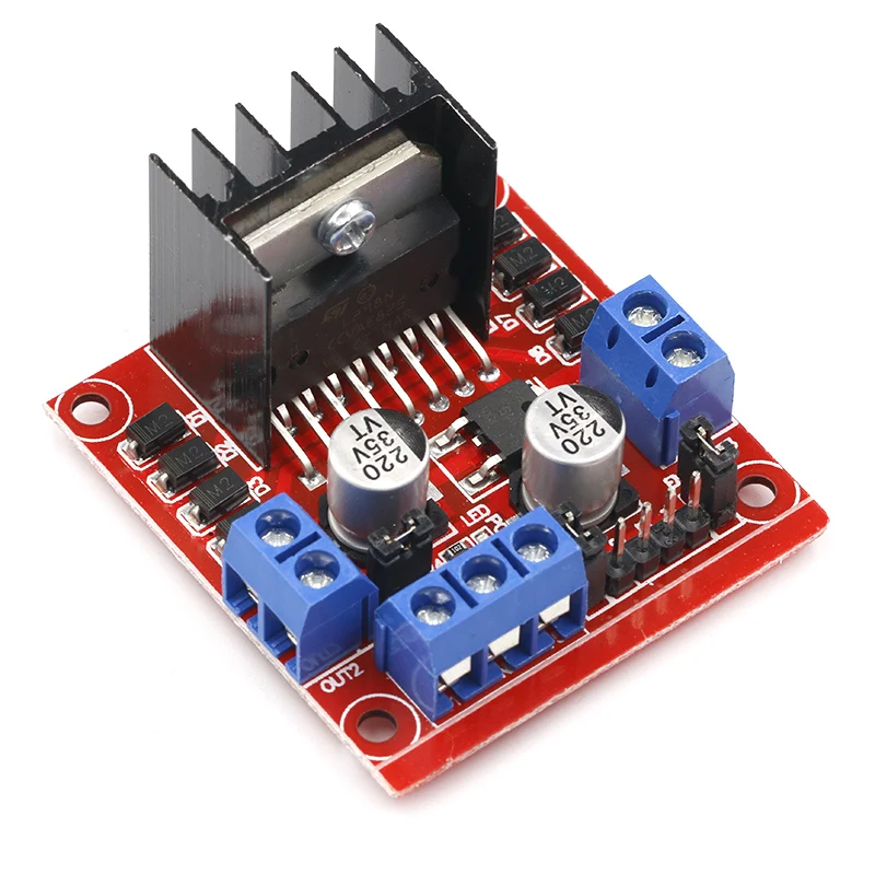 10 шт. L298N плата драйвера двигателя Модуль L298 для arduino шаговый двигатель умный