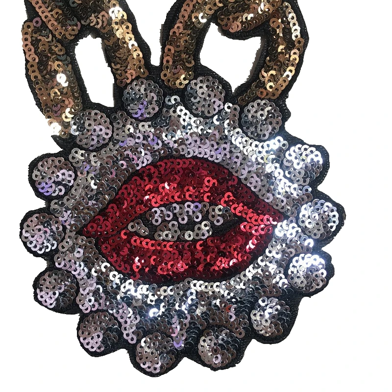 Ожерелье в винтажном стиле расшитые блестками с вышивкой шить гладить на патчи