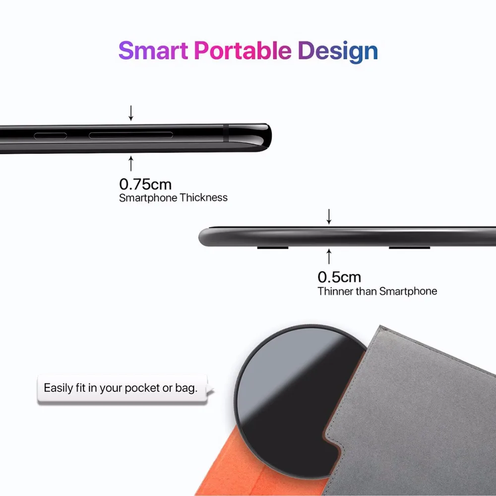 Чехол для зарядного устройства UMIDIGI Q1 10 Вт быстрая зарядка беспроводное зарядное