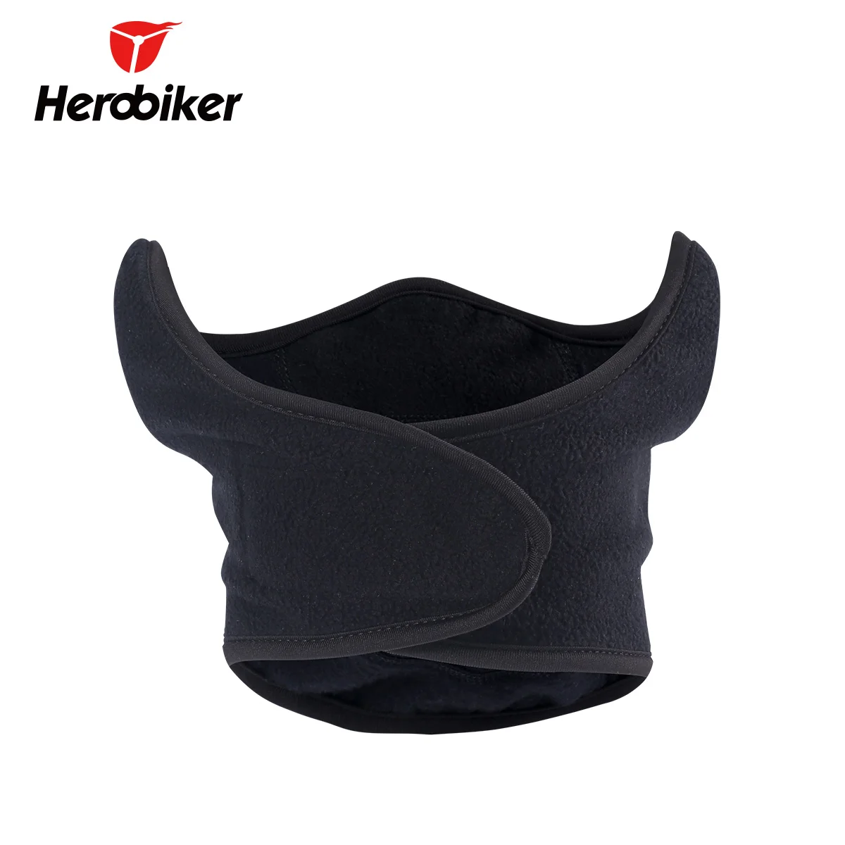 HEROBIKER черная мотоциклетная маска для лица мото осенне зимняя Лыжная сноуборда