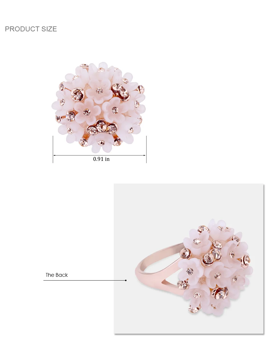 KAYMEN класса Люкс из цинкового сплава золотых розов инкрустированные стразы и