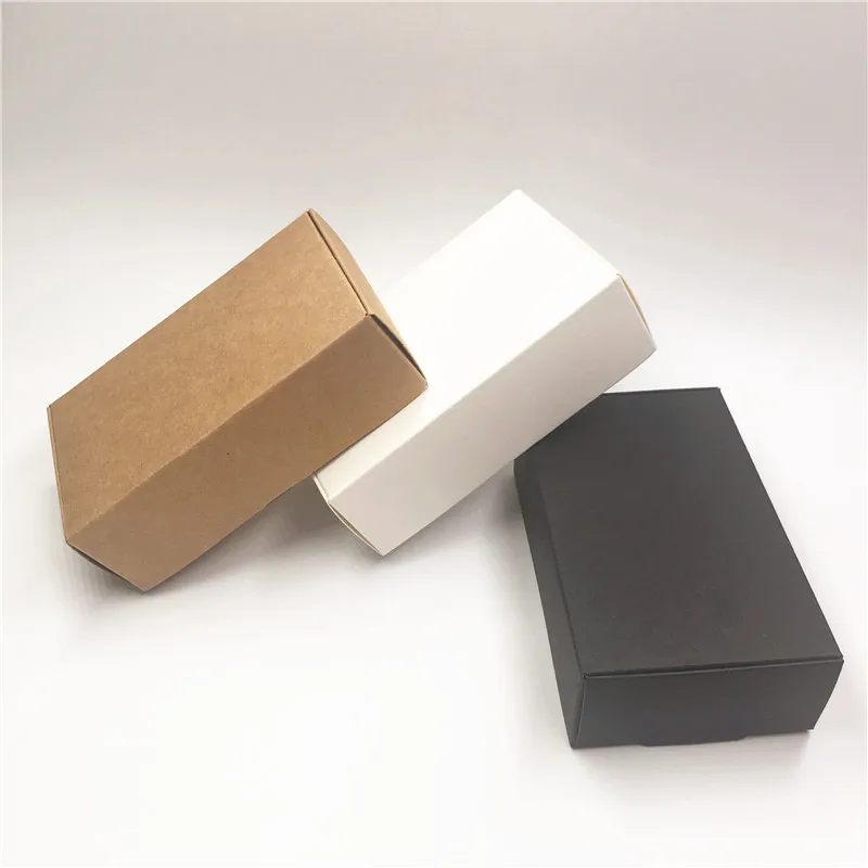 Коробки из крафт бумаги 12 шт./лот красивые коробки чистого