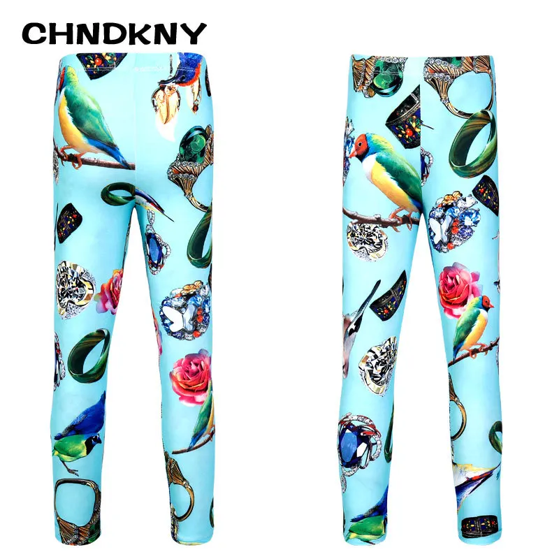 Леггинсы для девочек на весну осень детские леггинсы с принтом детское