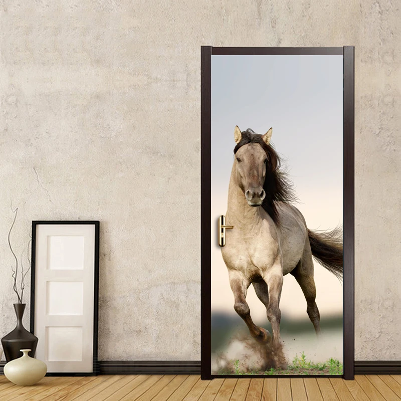 Настенные обои Pentium Horse для гостиной спальни двери самоклеящиеся