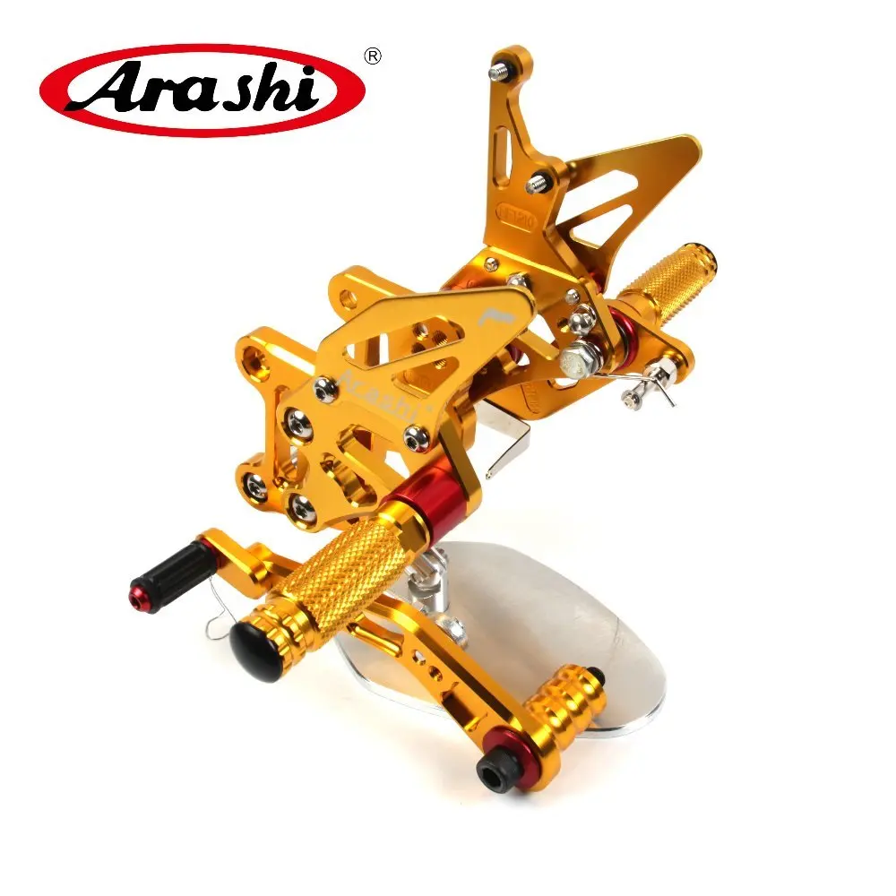 Араши Новый 1 компл. для SUZUKI GSXR1000 2017 2018 GSXR 1000 ЧПУ Rider Rearset Регулируемый подножки