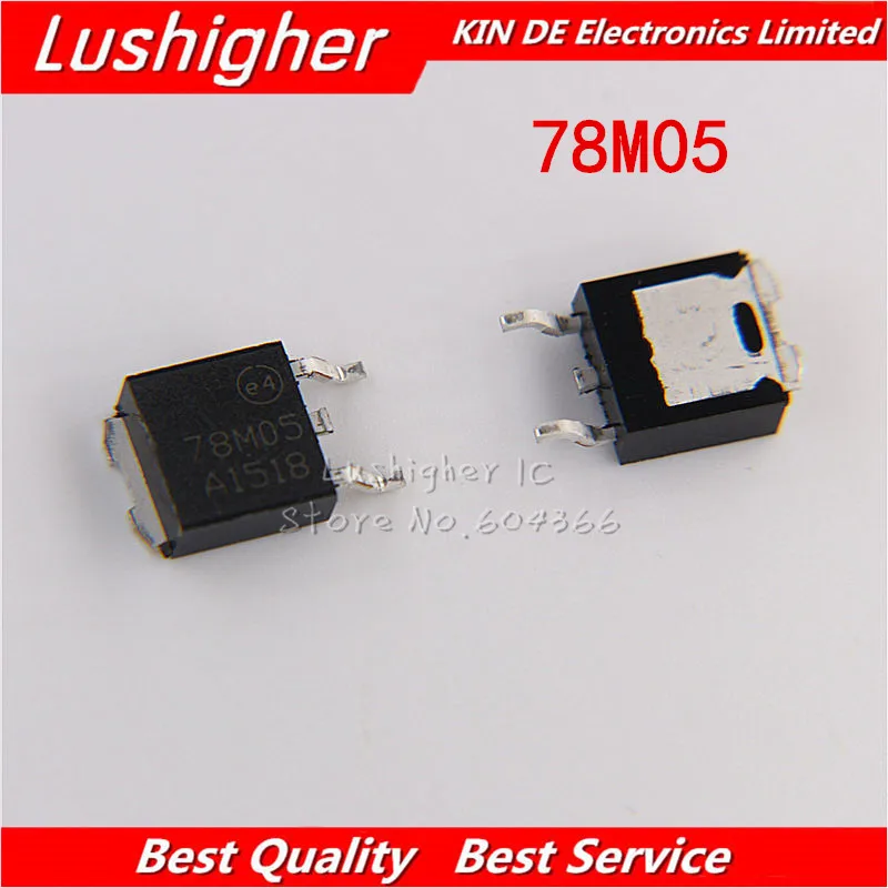 10 шт. 78M05 L78M05CDT TO252 L78M05 252 новый оригинальный|shipping free| |
